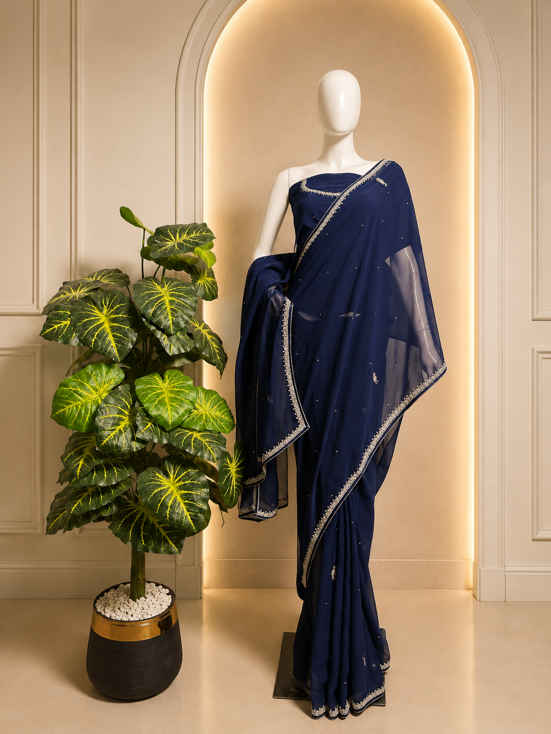 Grace (Royal Blue) - Handwork