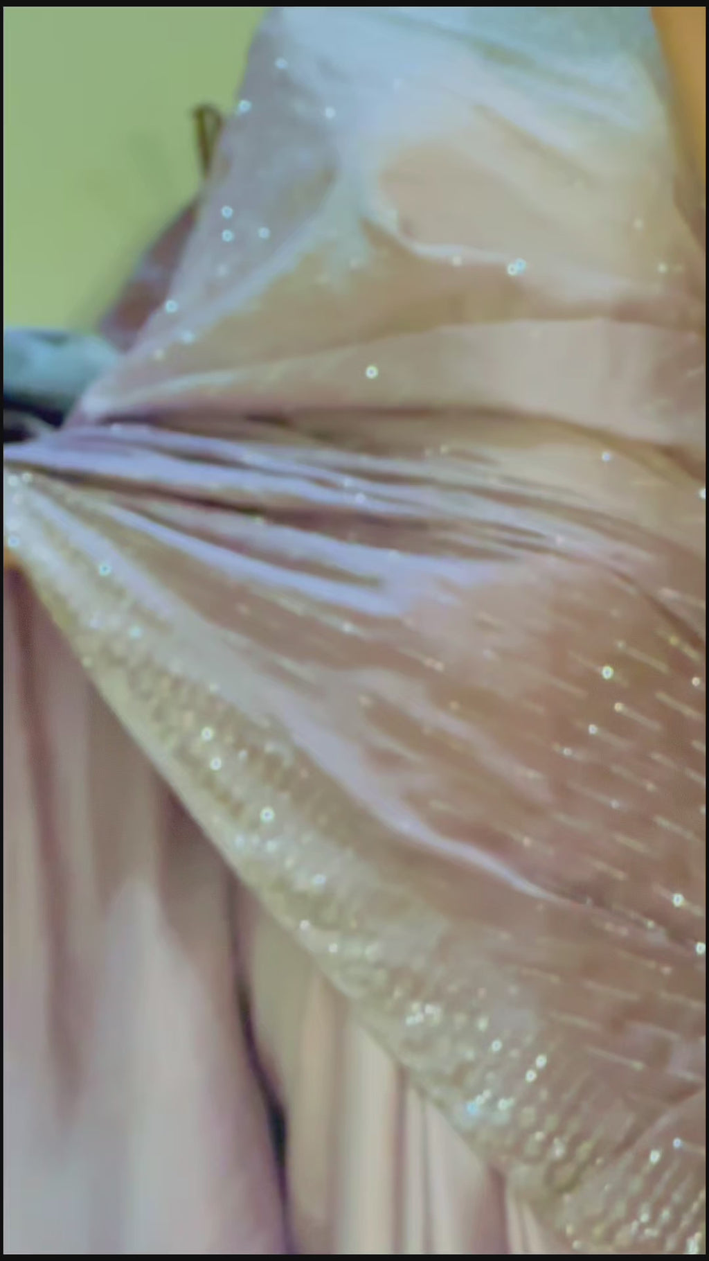 Elsa — Dusty lavender Sitara & Sequin Saree
